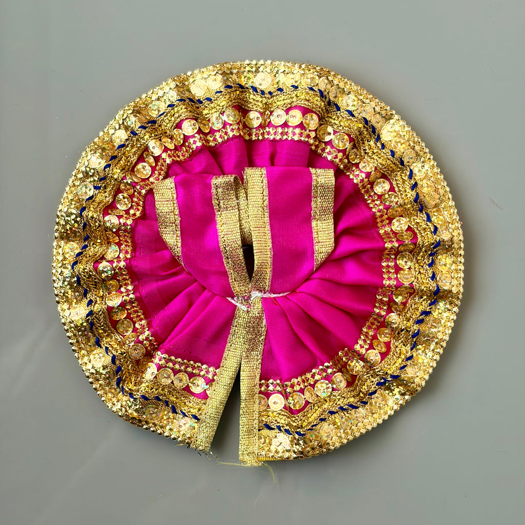 Shiny fabric with heavy golden border - Size 2 - KS15