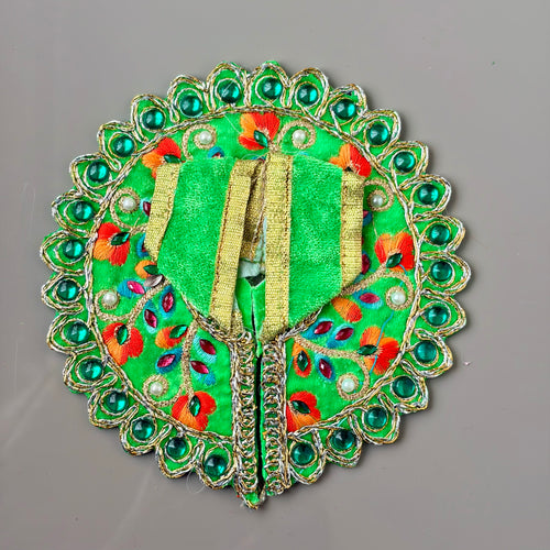 Elegant embroidery with stone work on velvet - Size 2 - KS16