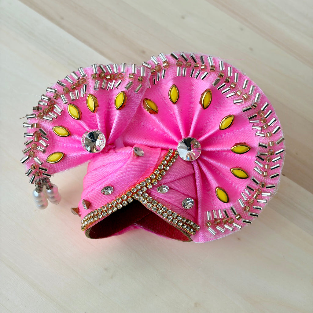 Royal Paghadi with unique stone work, Suitable for size 5, 6 - KS18