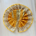 Laddu Gopal dress,yellow,  handcrafted Krishna poshak with intricate embroidery